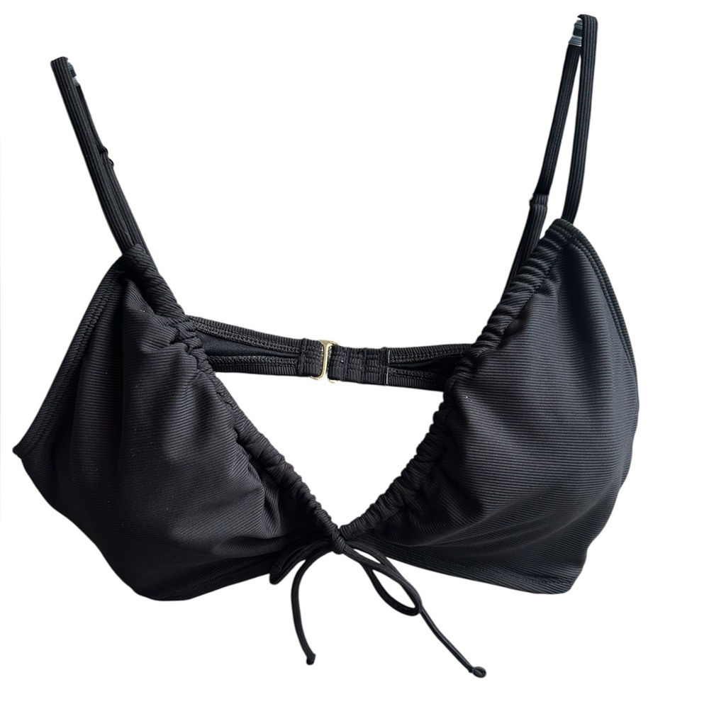 Black Shade & Shore Triangle Bikini Top- Large